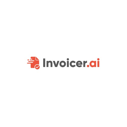 Roll design with the title 'Invoicer logo'