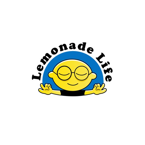 Peaceful logo with the title 'Logo entry for Online Therapy - Lemonade Life (For Sale)'