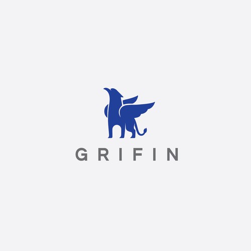 Griffin logo with the title 'Modern Logo for Grifin'
