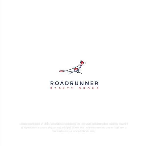 Roadrunner design with the title 'roadrunner realty group'