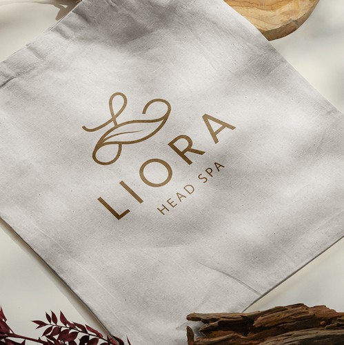 Spa logo with the title 'An elegant monogram design for a luxury spa brand'