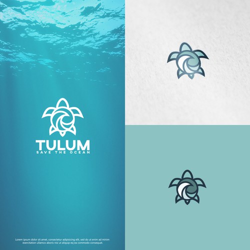 Turtle logo with the title 'Tulum'