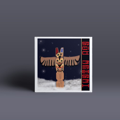 CD artwork with the title 'Album cover contest for Indian Red Band'