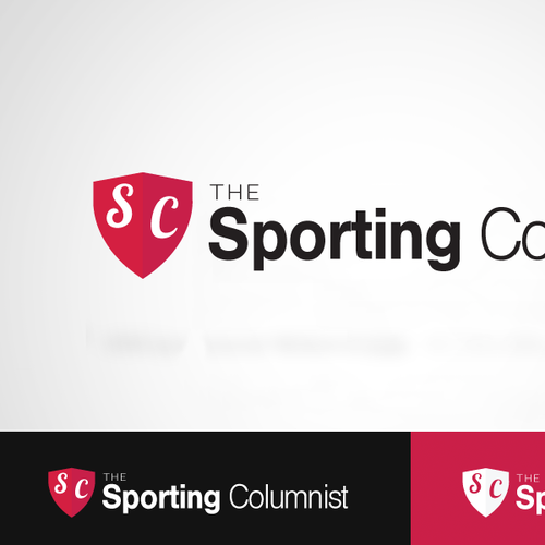 Magazine logo with the title 'The Sporting Columnist Logo'