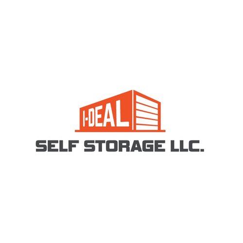 Self storage logo with the title 'Logo design for storage unit company.'