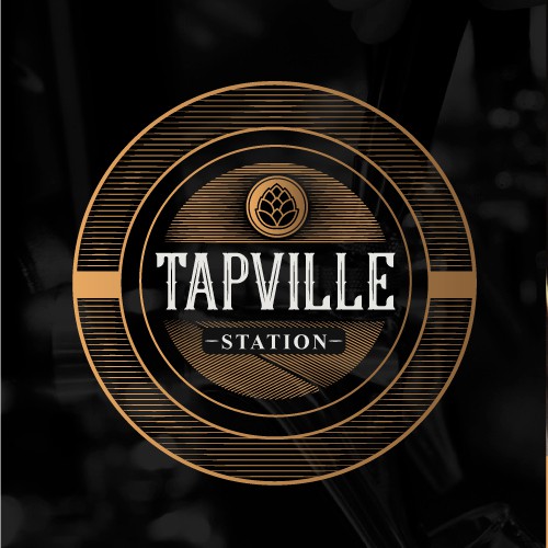 Tap design with the title 'TAPVILLE STATION'