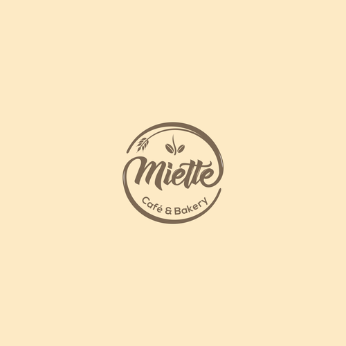 Cafe brand with the title 'circle design concept'