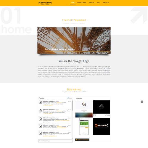 Jimdo design with the title 'Jimdo Website'