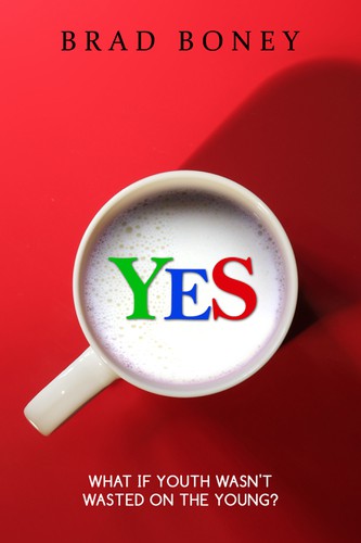 LGBT+ book cover with the title 'Yes, a Big-style romantic comedy from Dreamspinner Press'