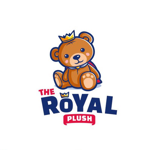 Teddy design with the title 'Fun Logo Design for a new Toy Plushie Website'