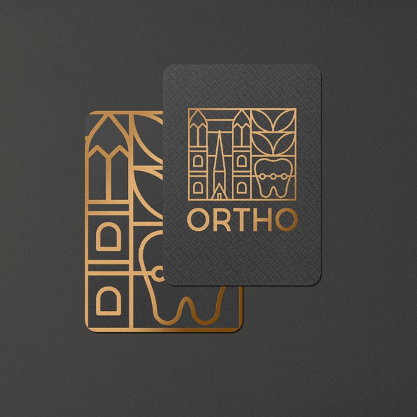 Orthodontic brand with the title 'Ortho logo'