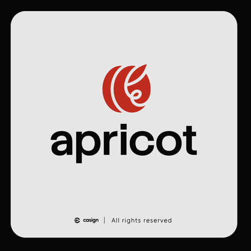 Robin logo with the title 'apricot'