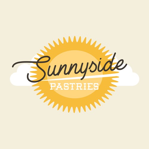 Pastry logo with the title 'Sunnyside Pastries'