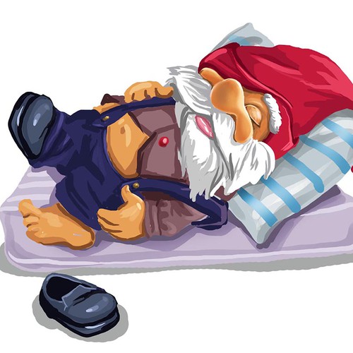 Image illustration with the title 'gnomes ARe real!'