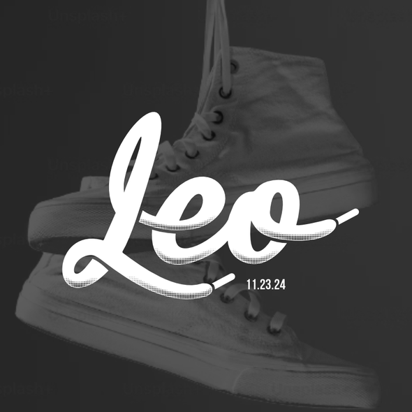 Sneaker design with the title 'Logo for a Sneaker Party Event.'