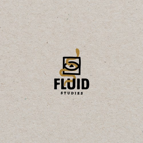 Snake design with the title 'logo concept for brewery'