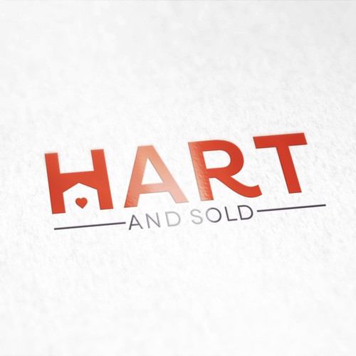 House brand with the title 'Logo for real estate sales for Joanie Hart.'