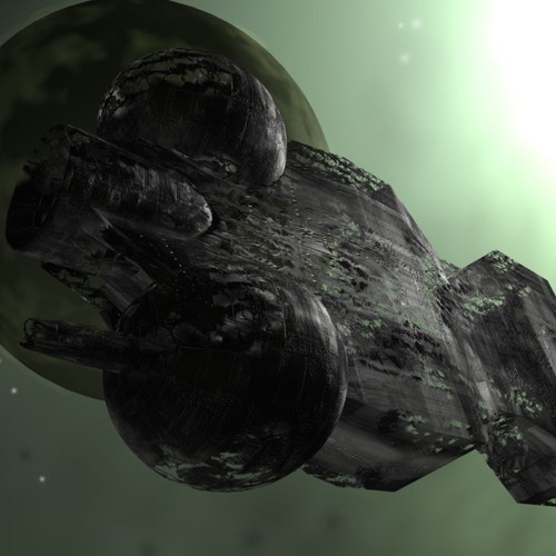 Sci-fi artwork with the title 'Deep Space Aviators - create the adventure!'