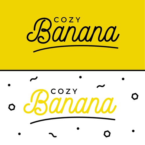 Shapes logo with the title 'Cozy Banana | Blog'