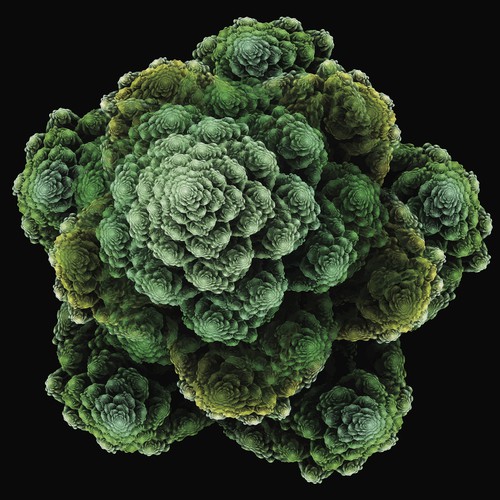 Fractal design with the title 'fractal art'