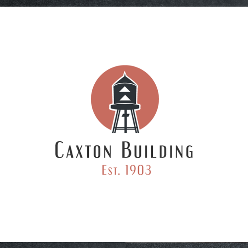 Landmark logo with the title 'Logo for historic downtown Cleveland landmark'