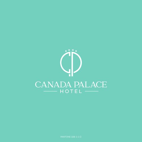 Hotel brand with the title 'Logo Hotel Canada Palace'