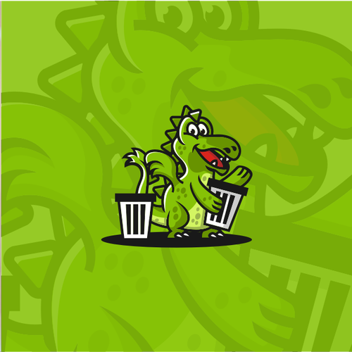 Environmental brand with the title 'Dragon Recycling'