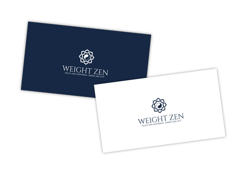 Zen brand with the title 'Create an inspiring image for to encourage compassionate and peaceful weight loss for Weight Zen.'