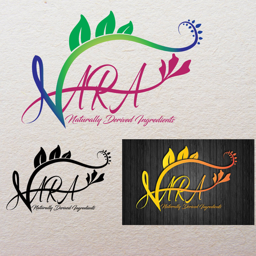 Vine logo with the title 'Logo concept for skincare brand'