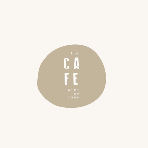Stationery logo with the title 'logo for cafe'