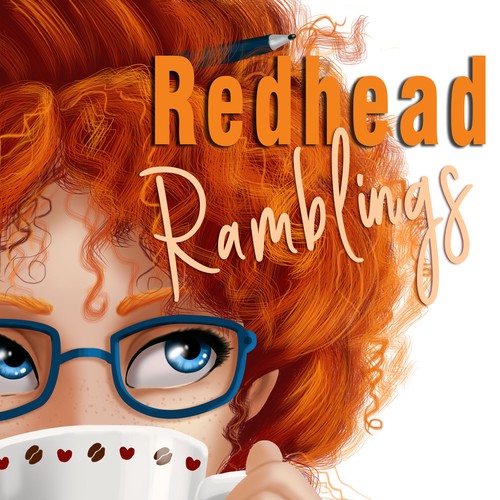 Podcast cover artwork with the title 'Redhead Rambling'