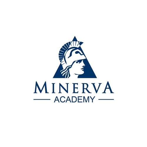 Academy logo with the title 'Logo for Minerva academy'