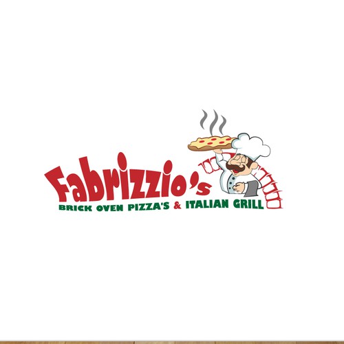 Pizza brand with the title 'Logo concept for pizza '