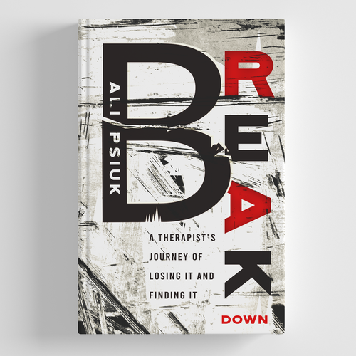 Typography book cover with the title 'Premade book cover'