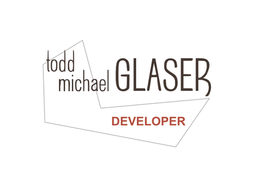 Architect logo with the title 'Todd Michael Glaser - Logo Redesign'