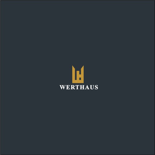 Architecture logo with the title 'WERTHAUS'