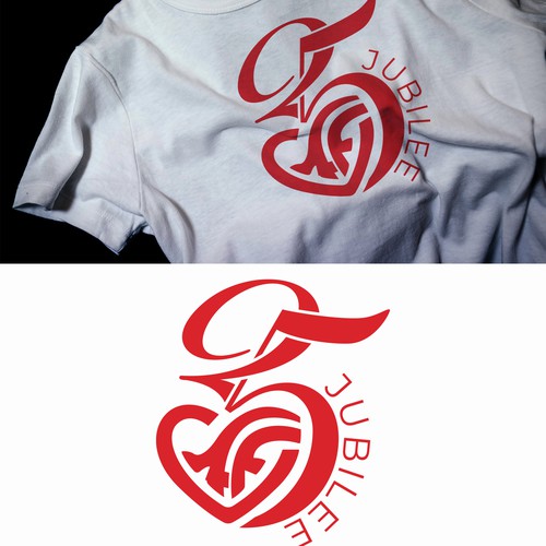 50th wedding anniversary logo with the title '3D jubilee '