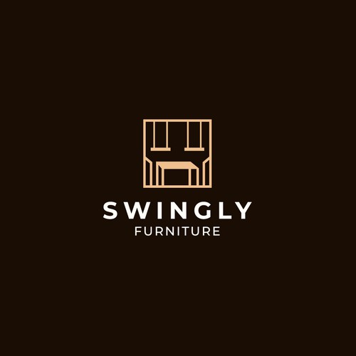 Table logo with the title 'Swingly Furniture'