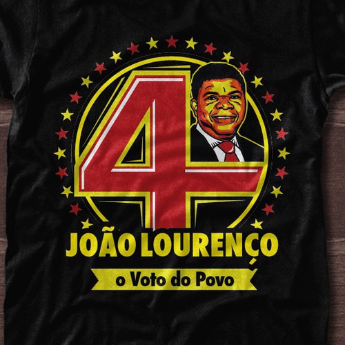 Political design with the title 'João Lourenço #4'