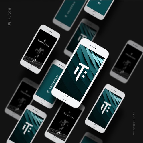 Bank design with the title 'Sophisticated and geometric logo for a business about investing in professional athletes.'