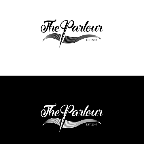 Haircut logo with the title 'Scissors'