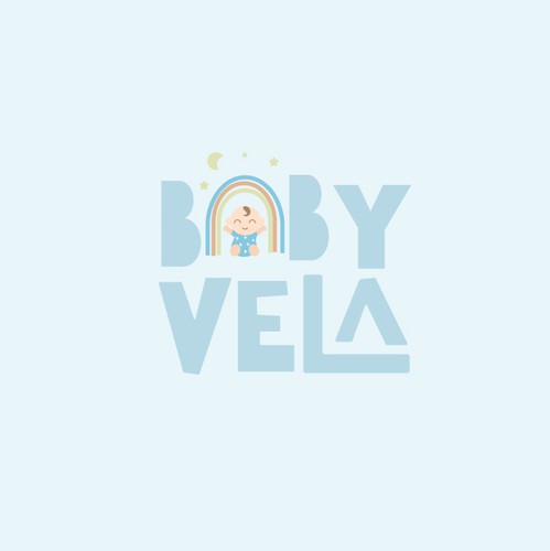 Clothes design with the title 'BabyVela'