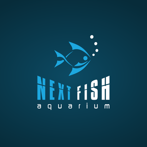 Aquarium design with the title 'Bold Logo for Aquarium'