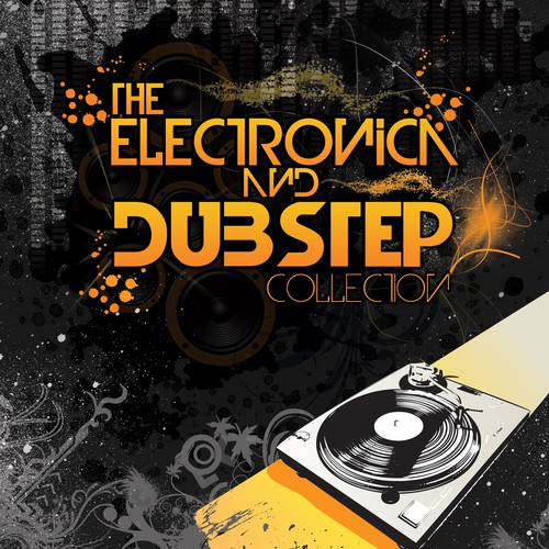 CD cover design with the title 'Create a DVD cover design for a music library'