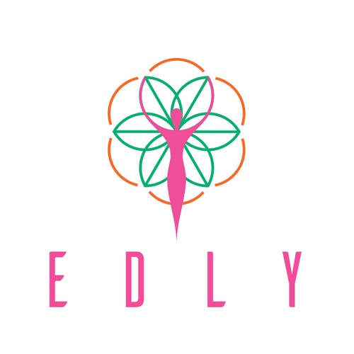 Health design with the title 'Organic Superfood Smoothie Logo'