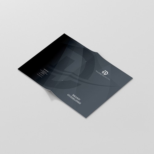 Style guide design with the title 'Brand Guide for Dental Service'