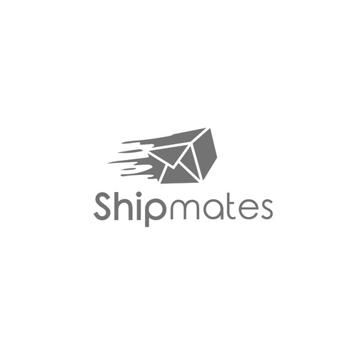 Post design with the title 'Logo concept for shipping business'