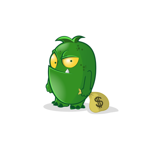 Monster artwork with the title 'Monster Mascot for Rehearsal'