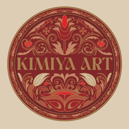 Victorian logo with the title 'Persian Inspired Logo'