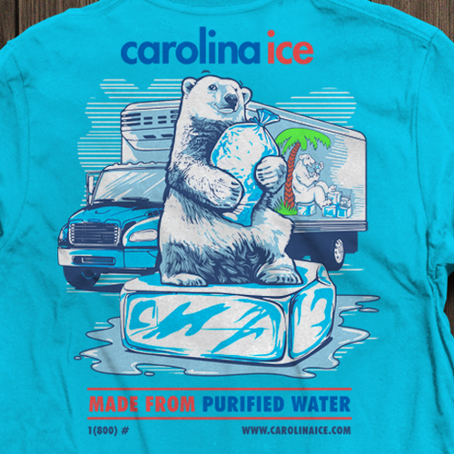 Food t-shirt with the title 'T-shirt Design for CAROLINA ICE COMPANY!!!'